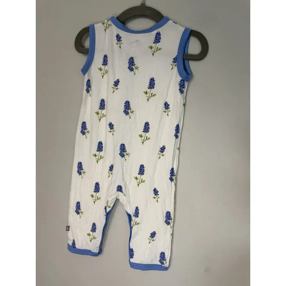 Kyte Bamboo Sleeveless Pant Romper Baby Size 12-18 Months NWT